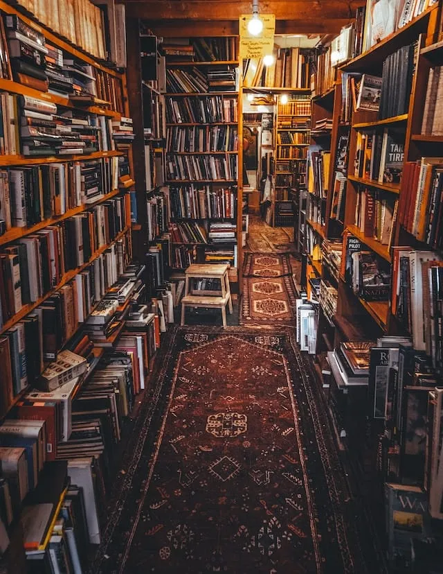 Inside R.J. Julia Booksellers, near the Audubon Shop