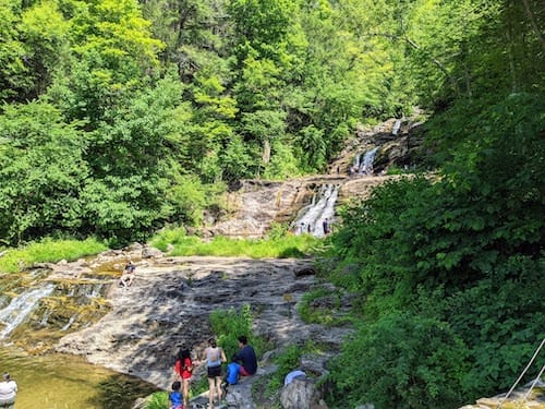 Kent Falls State Park in the summer