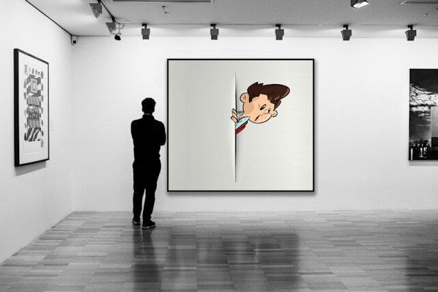 art gallery in downtown Stamford