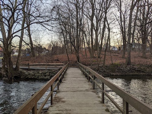 Bridge along the Bronx River Pathway