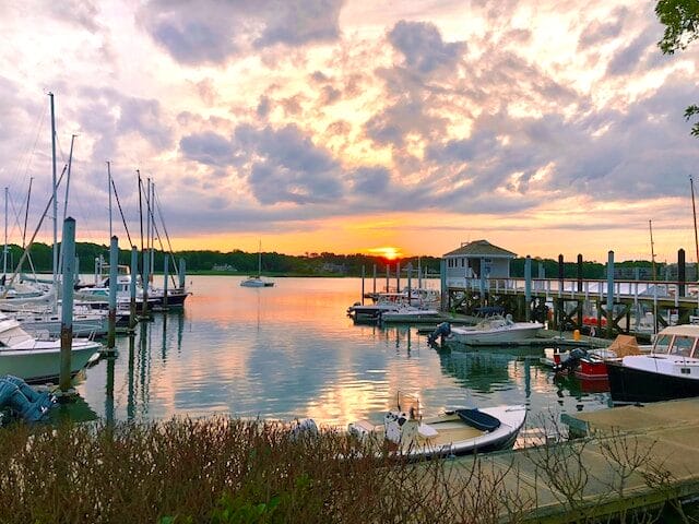 Things To Do In Essex Ct: Top 23 Most Unique Spots 13 Marina on the water at sunset near the historic Essex village