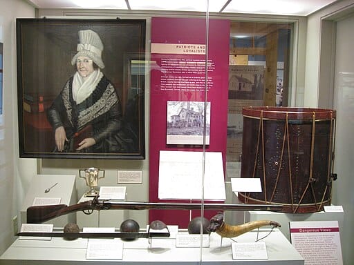 patriots & loyalists exhibit