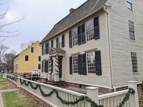 Historic homes in downtown Wethersfield, CT