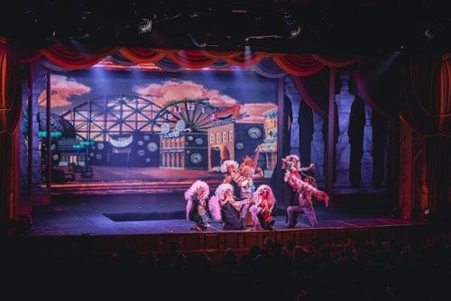 Theater performance at Little Theater of Manchester at Cheney Hall