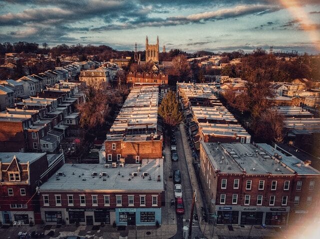 Philadelphia in winter