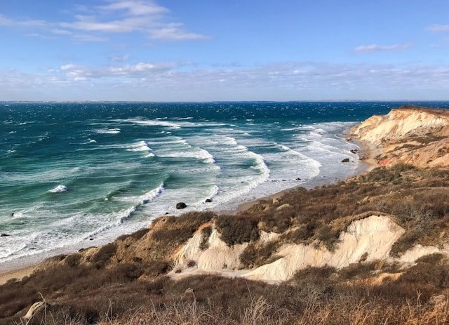 The vibrant clay on the beach is now under environmental protection