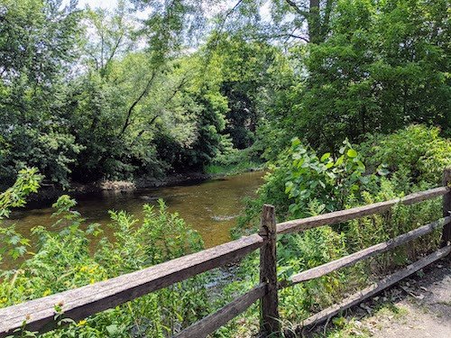 Inspiration along the middle of the Housatonic River Walk