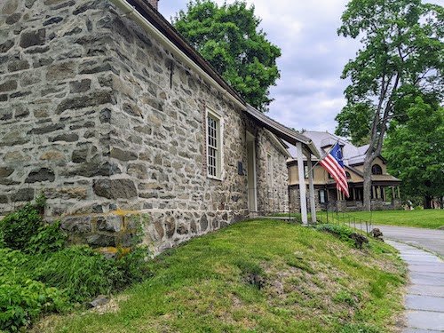 Historic homes in the Huguenot historic district of New Paltz