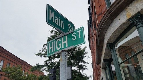 Main Street in Brattleboro, VT