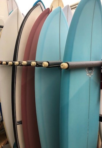 Surfboards for sale at the L.L. Bean Flagship Store