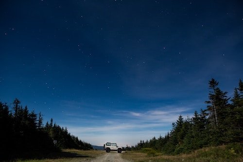 Nighttime exploration of Stratton Mountain