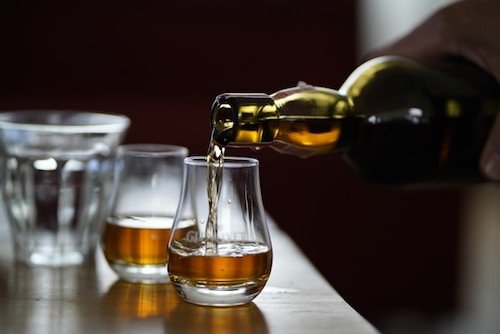 Tastings at a distillery