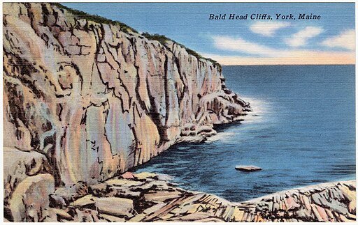 Bald Head Cliffs, postcard circa 1935-1940s