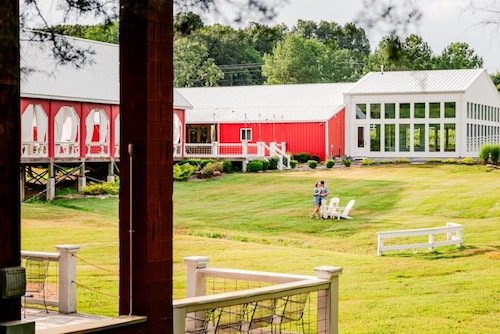 Engagement session on a winery