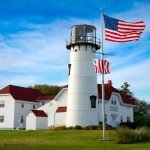 Chatham lighthouse, one of the best things to do in Chatham MA, in the summer season