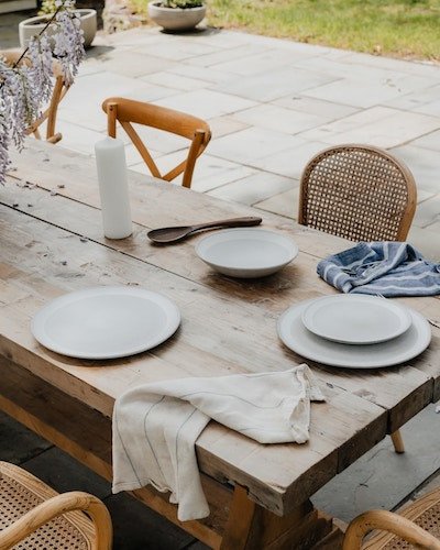 Charming dining in a quaint town