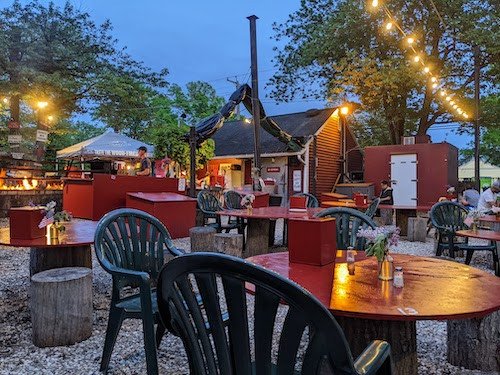 Photo of The Place Restaurant on a quiet Sunday evening of Memorial Day weekend