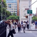 Street scene on Washington Square Park, one of the best things to do in Greenwich Village