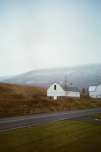 Barn on a farm in Hobart