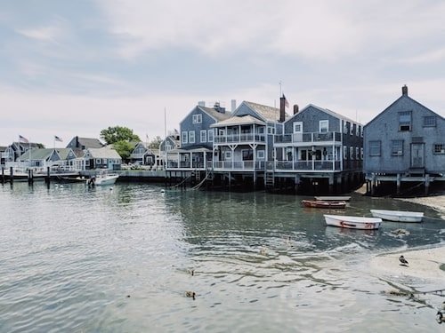 Historic houses on Nantucket Island