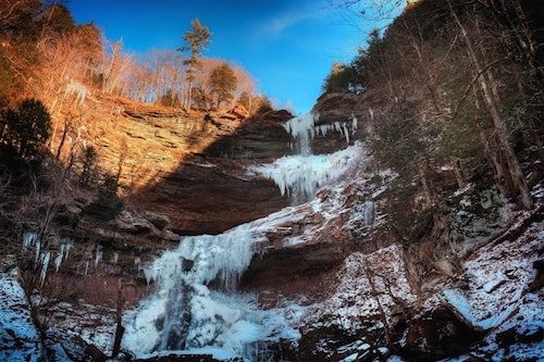 Kaaterskill Falls in Tannersville, NY