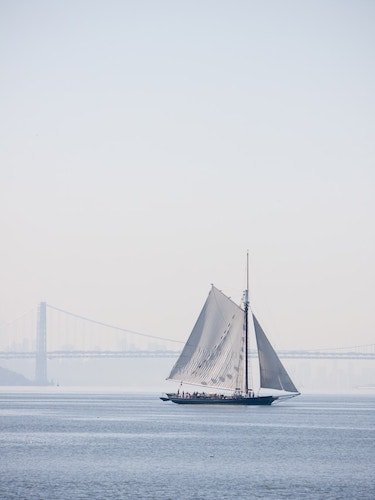 ship on the Hudson River