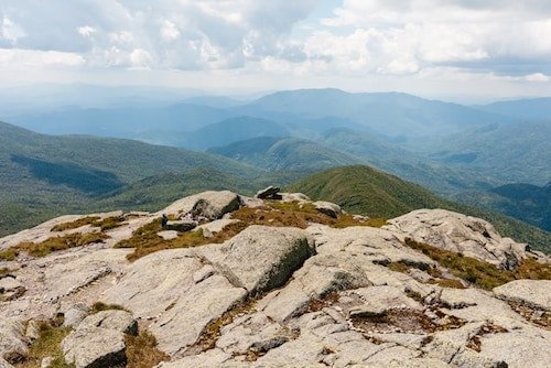View from Mount Marcy, one of the many hiking trails in New York State