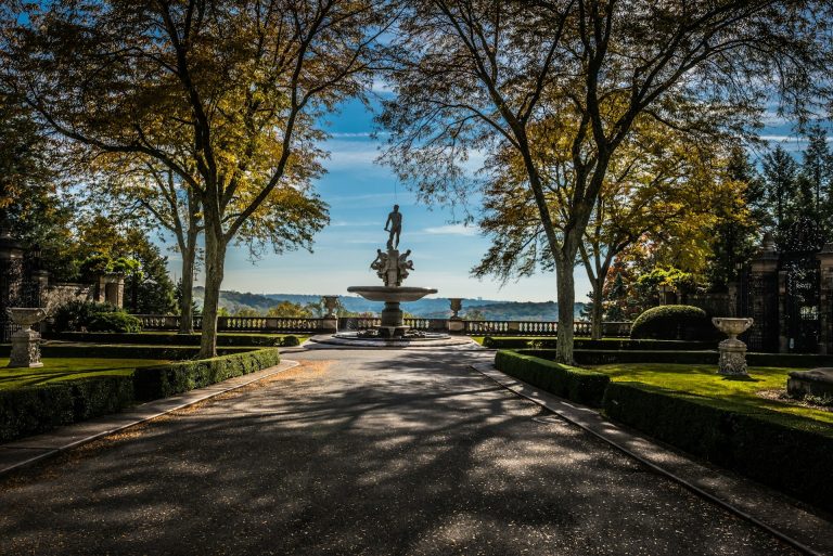 Oceanus Fountain, the entry to Kykuit: the Rockefeller estate, one of the best things to do in Sleepy Hollow, NY