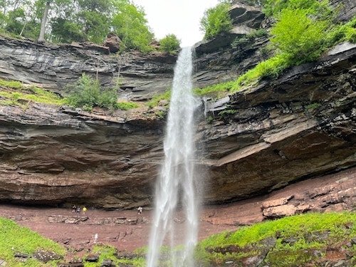 Kaaterskill Falls, the grand finale of one of the best hikes in upstate New York