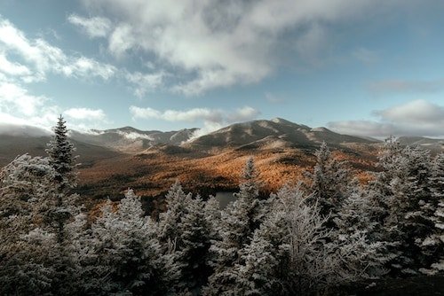 View of the Adirondack Mountains from the Cascade Mountain Trail, one of the best hiking trails 
