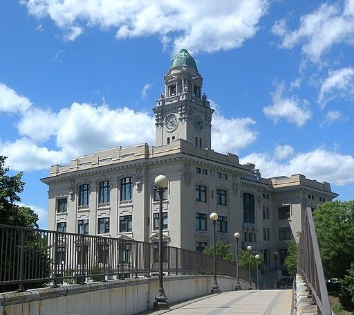 City hall of Yonkers, New York, home to the office of the mayor and other departments that maintain the proper state of the city