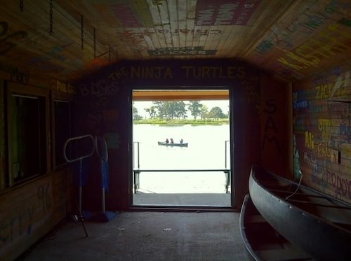 Canoeing at Greenwich Point Park