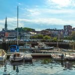 Camden harbor the historic Camden, Maine, area
