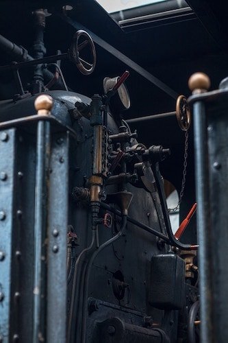 The heart of operations of the Essex Steam Train: the engine