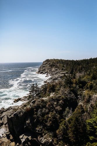 Summer on the New England coastline