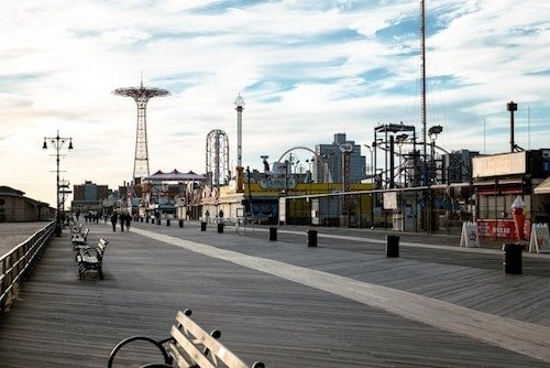 Coney Island Boardwalk, AKA Riegelmann Boardwalk
