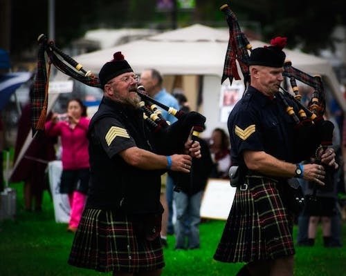 Bagpipes galore