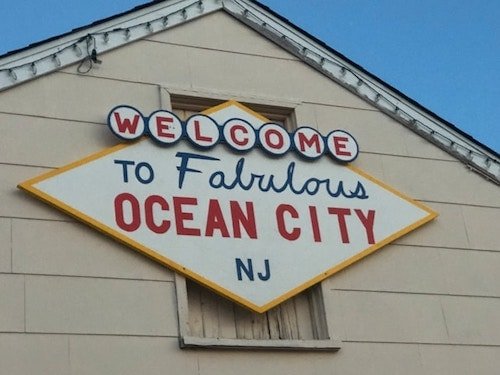 Sign along the boardwalk