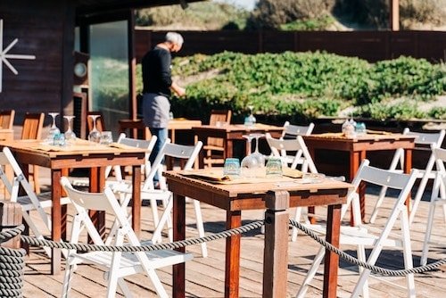 Waterfront dining nearby
