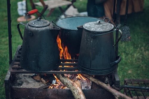 Camping New York City: Top 15 Most Unique Spots 10 A campstove cooking a meal on Long Island