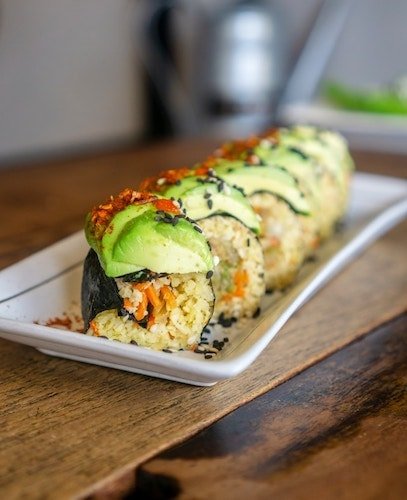 Vegan sushi