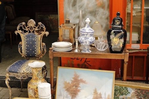 antiquities on display at the winter antiques show
