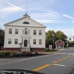 The town of Brooklyn Town Hall in the center of Windham County, one of the best things to do in Brooklyn CT