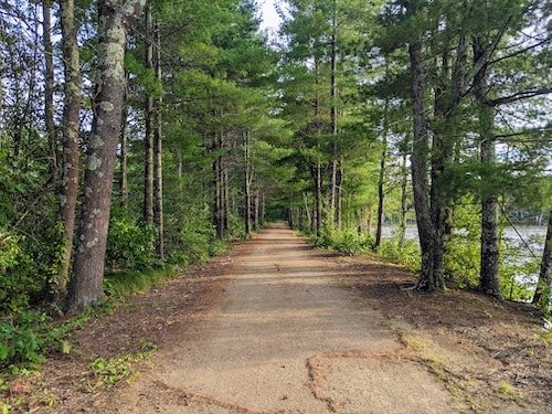 trail through Eastford Connecticut