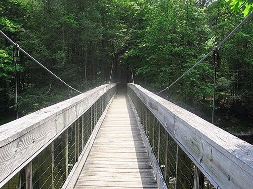 Hauser Footbridge over the Shepaug River