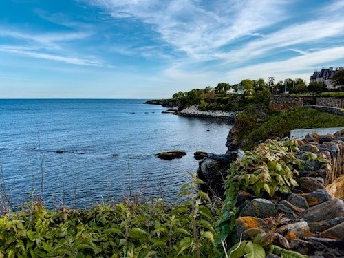 The Cliff Walk in Newport, RI, has amazing views of natural beauty