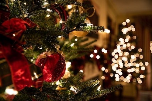 Luxury in a Christmas setting
