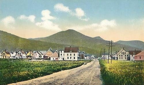 Circa 1923 shot of Lincoln, New Hampshire