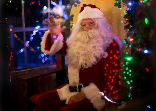 Santa at an event at Sam Bridge Nursery, skip the wait to join in on the fun with advanced-purchase tickets