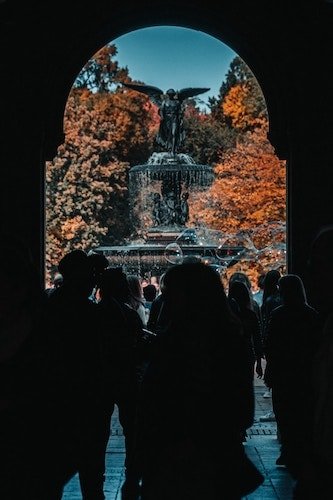 Fall foliage in New York in October